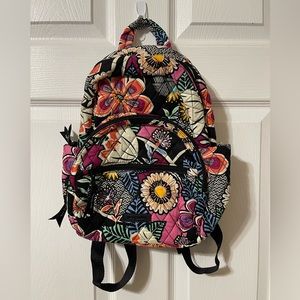 NWOT Vera Bradley Kauai Floral Print Compact Essential Backpack Retail $125